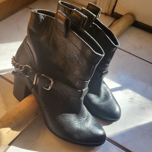 Shutz Black Booties Sz 10 - Picture 4 of 15